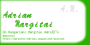 adrian margitai business card